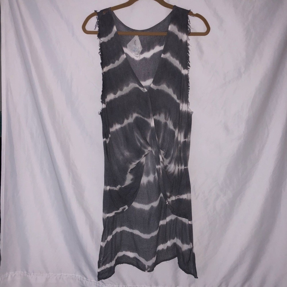 Blue Life High-Lo Tank Top